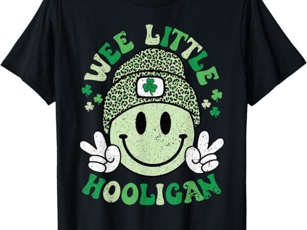 Wee little hooligan smile face st patricks day kids toddlers t-shirt