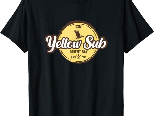 Yellow sub sxm orient bay t-shirt