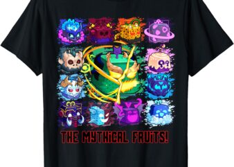 blox fruit – All 13 mythical fruits T-Shirt