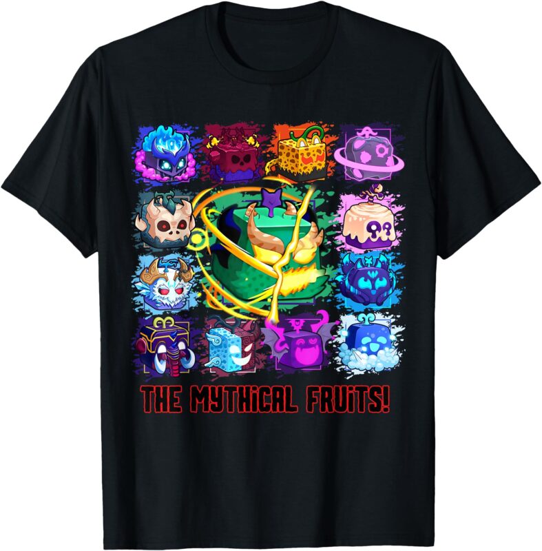 blox fruit – All 13 mythical fruits T-Shirt