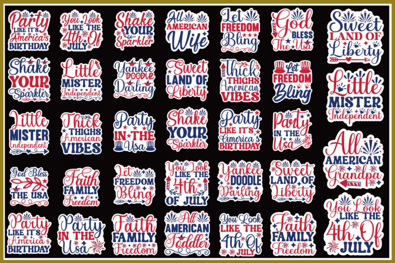 4th of July SVG Mega Bundle 4th July Big Bundle 400 DESIGNS