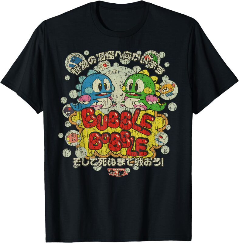 retro Bubble Japanese Bobble 1986 T-Shirt