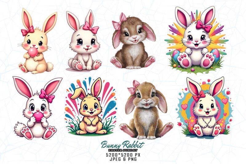 Vintage Easter Sunday t-shirt design bundle of 20 designs – download instantly