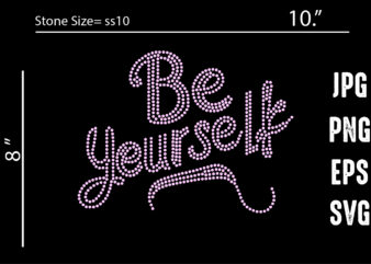 Be Your Self Rhinestone