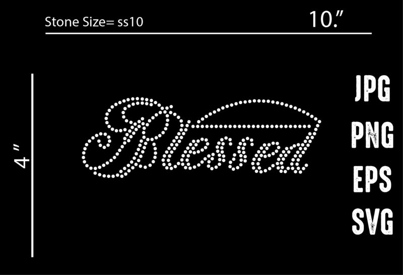 Blessed Rhinestone