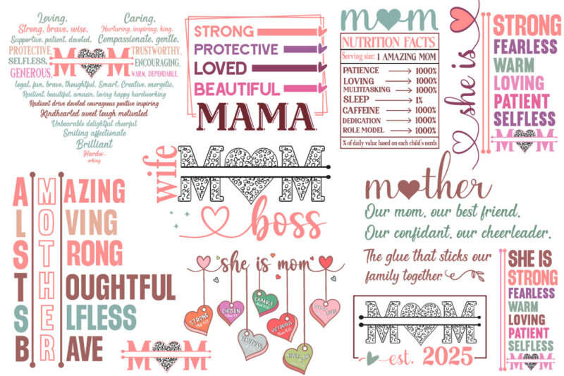Mother’s Day SVG Bundle, Mother SVG Bundle