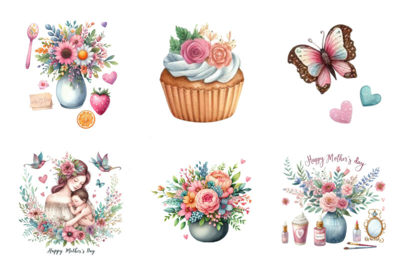 Mother’s Day Sublimation Clipart