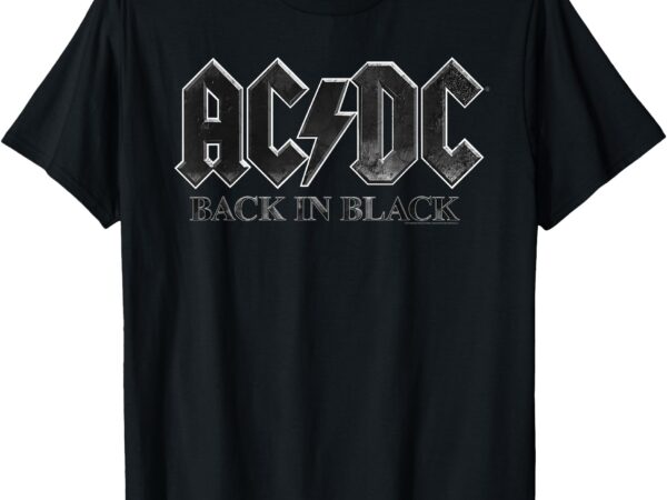 Ac_dc back in black north america pwrup 2025 tour t-shirt