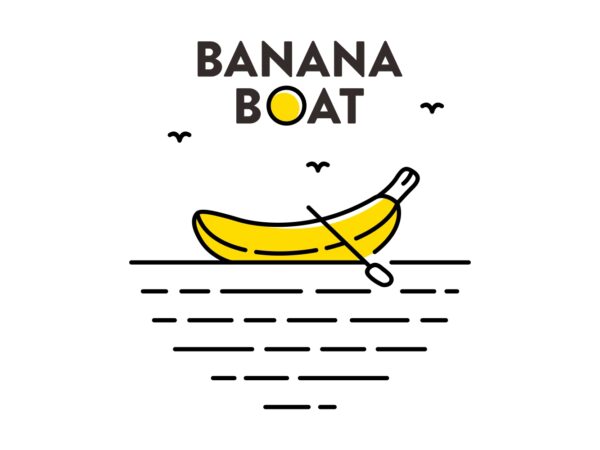 Banana boat t shirt template