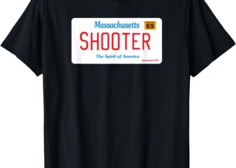 Beanshooter-Shooter-License-Plate-Massachusetts-T-Shirt