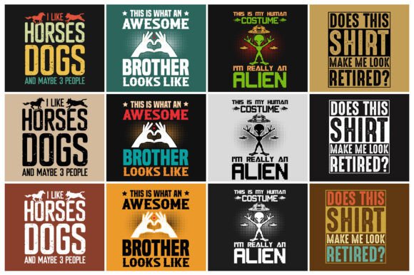 Best Selling T-Shirt Design Mega Bundle