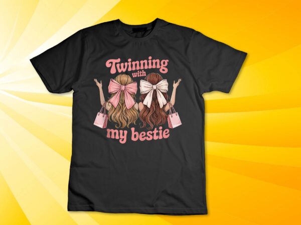 Twinning with my bestie twin matching spirit week day tank top design