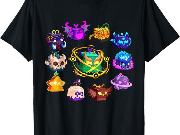Blox fruit round of mythicales for birthday t-shirt