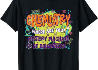 Chemistry Lab Week 2025 Mystery Machine Of Diagnostics T-Shirt