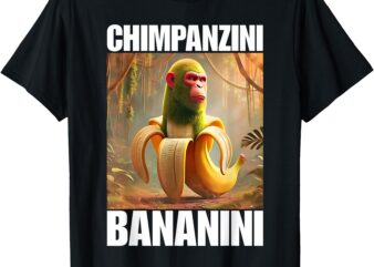 Chimpanzini Bananini – Italian Brainrot Meme T-Shirt