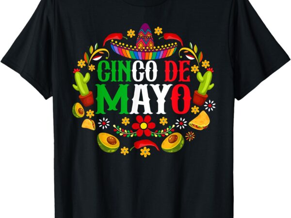 Cinco de mayo lets fiesta squad 5 de mayo mexican men women t-shirt
