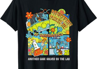 Cute Bus Lab Week 2025 Retro Mystery Machine Of Diagnostics T-Shirt