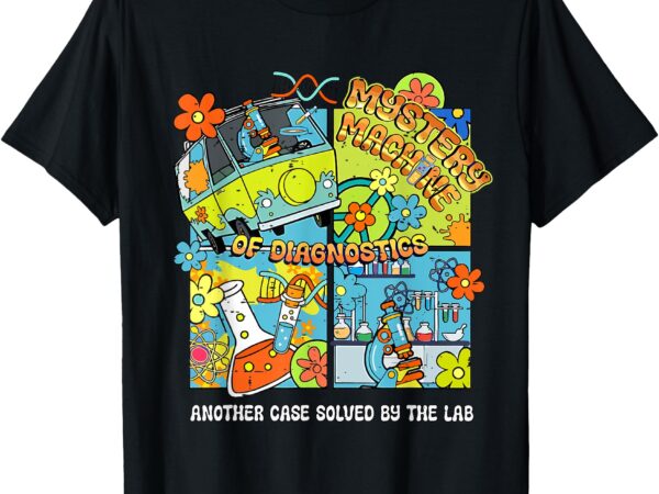 Cute bus lab week 2025 retro mystery machine of diagnostics t-shirt