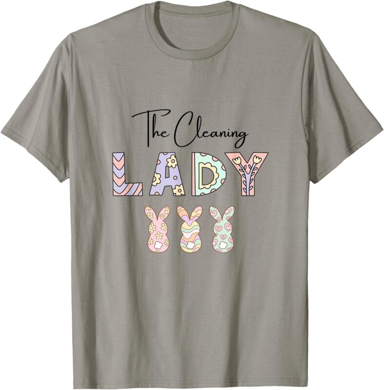 Cute Cleaning Lady – Easter T-Shirt