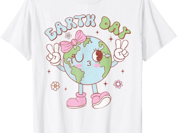 Cute earth day shirts for girls kids toddler save the planet t-shirt