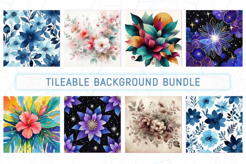 Popular Floral t-shirt design bundle of 20 designs