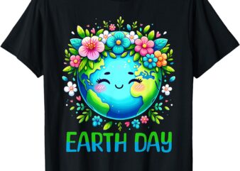 Earth Day 2025 Flower Crowns – Women Girls Kids, Save Earth T-Shirt