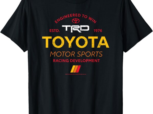 Engineered to win motor sports racing distressed logo t-shirt