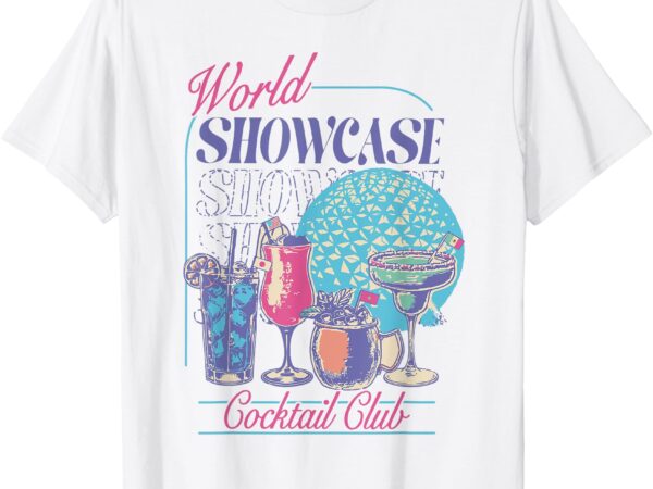 Epcot drinking world showcase cocktail club drinking team t-shirt