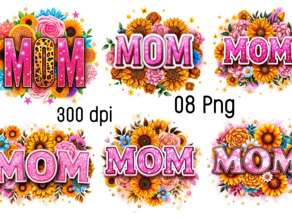 Floral mama t-shirt mom sublimation design floral mama png mom sublimation design