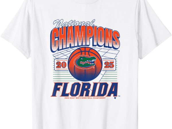 Florida gators basketball_ 2025 ncaa champions grid t-shirt