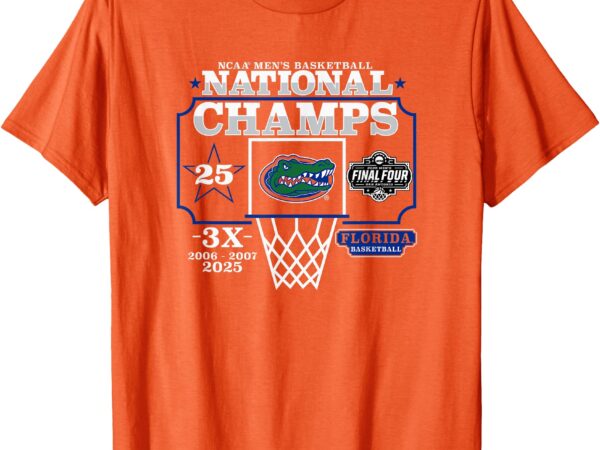 Florida gators national champs 2025 men’s basketball 3x t-shirt