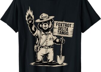 Foxtrots, Delta, Tangos, Vintage, The Resist, Bear, National Parks T-Shirt