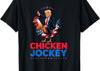 Funny Chicken Jockey Trump Meme T-Shirt