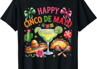 Happy Cinco de Mayo Fiesta Mexican Party Men Women Kids T-Shirt