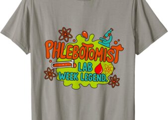 Lab Week 2025 Mystery Machine Of Diagnostics Phlebotomist T-Shirt