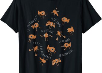 Le Poisson Steve Funny Fish meme T-Shirt
