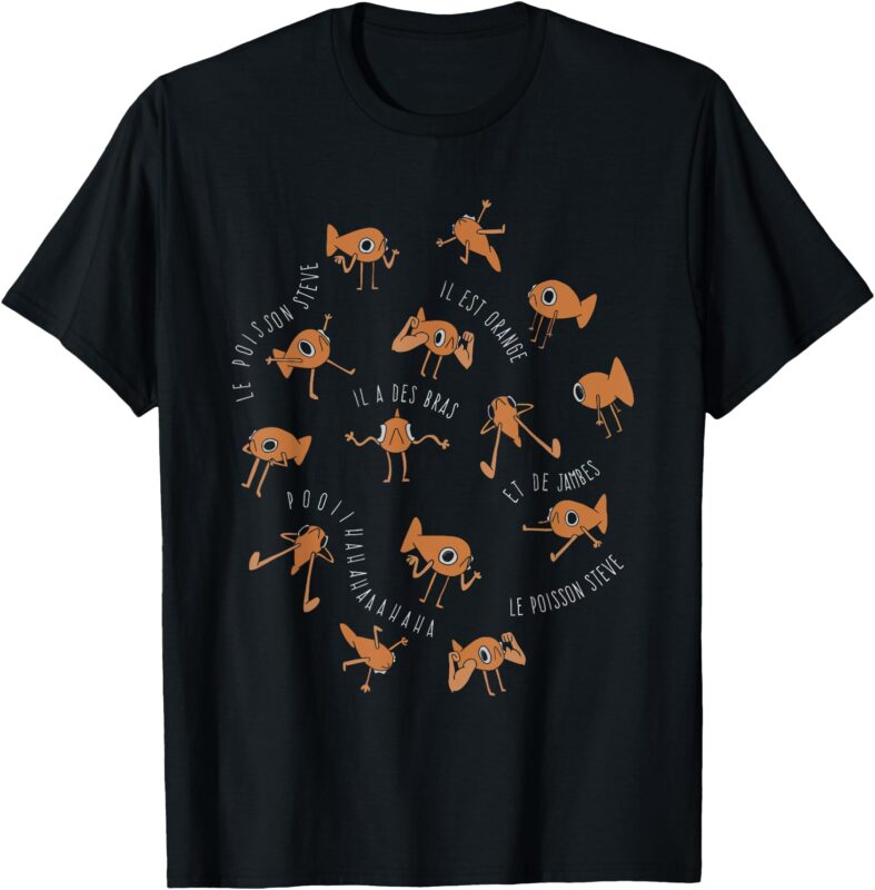 Le Poisson Steve Funny Fish meme T-Shirt