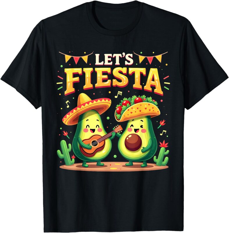 Lets Fiesta 5 Cinco De Mayo For Women Men Boys Girls Mexican T-Shirt