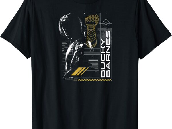 Marvel’s thunderbolts – bucky barnes dark digital t-shirt