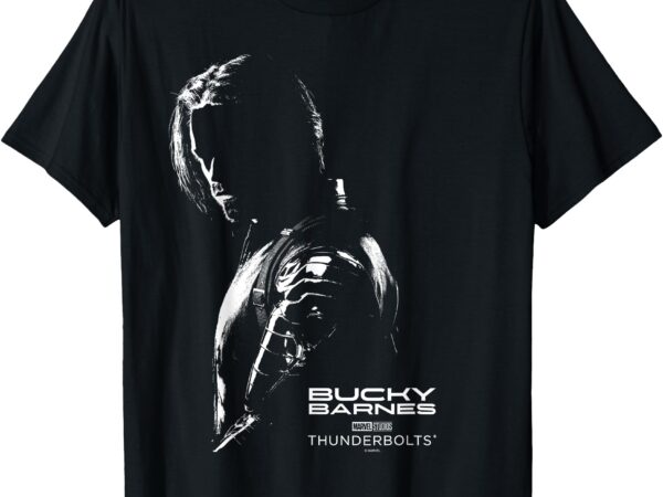 Marvel’s thunderbolts – bucky barnes silhouette t-shirt