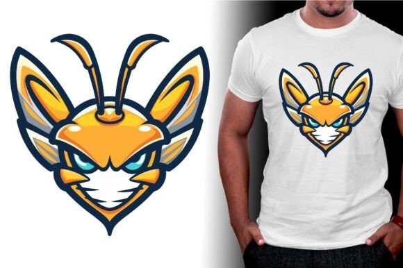 Mascot Logo T-Shirt Design Graphic Bundle