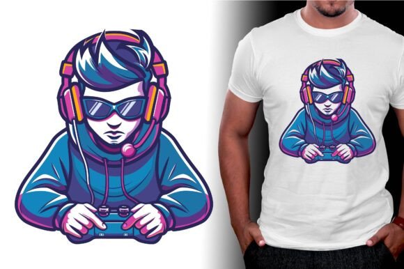 Mascot Logo T-Shirt Design Graphic Bundle