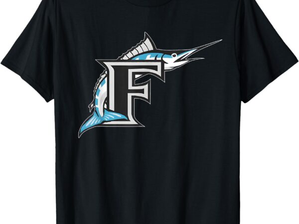 Miami throwback design marlin fish t-shirt