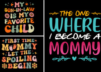 Mommy T-Shirt Design Bundle