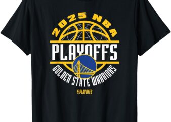 NBA Official Golden State Warriors 2025 Playoffs Game Time T-Shirt