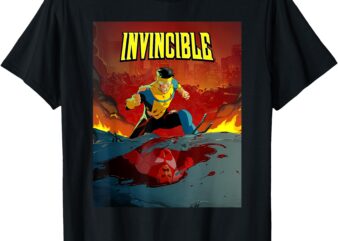 & Omni-Man Bloody Reflection Poster T-Shirt