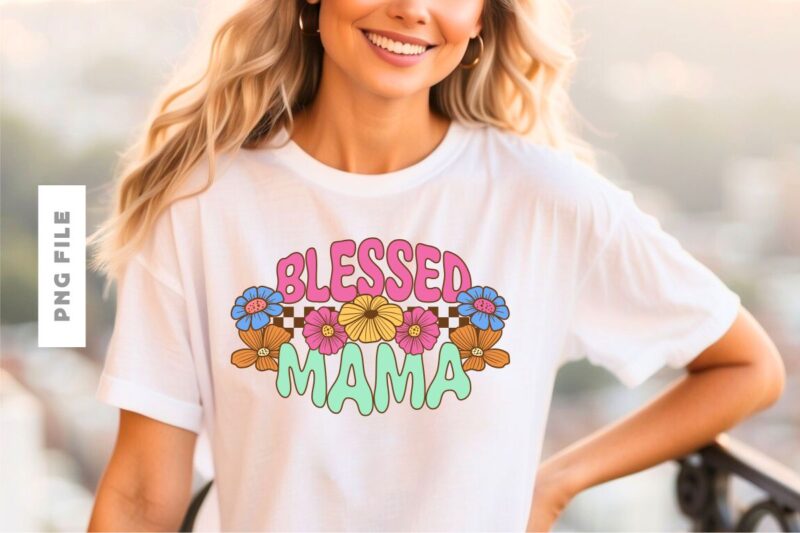 Floral Mama Sublimation Designs Bundle PNG