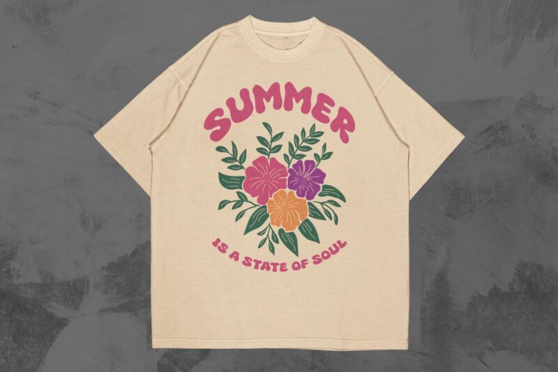 Summer Inspirational T-shirt Designs Bundle