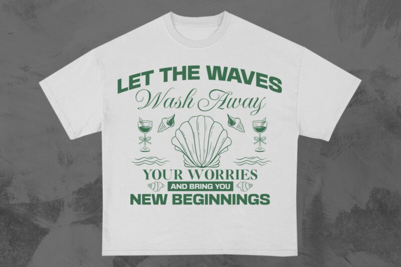 Summer Urban Typography T-shirt Designs Bundle