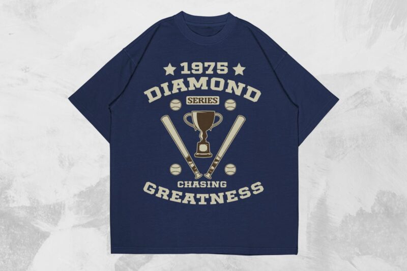Vintage Baseball T-shirt Design Bundle